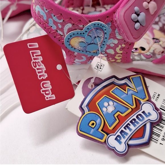 Nickelodeon Paw Patrol Light Up Strap Sandals Toddler Girls Shoes. New - Picture 5 of 8